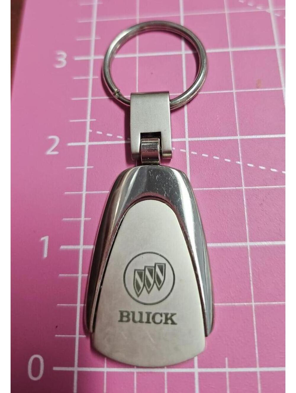 Buick Branded Metal Keychain with Key Ring - Promo